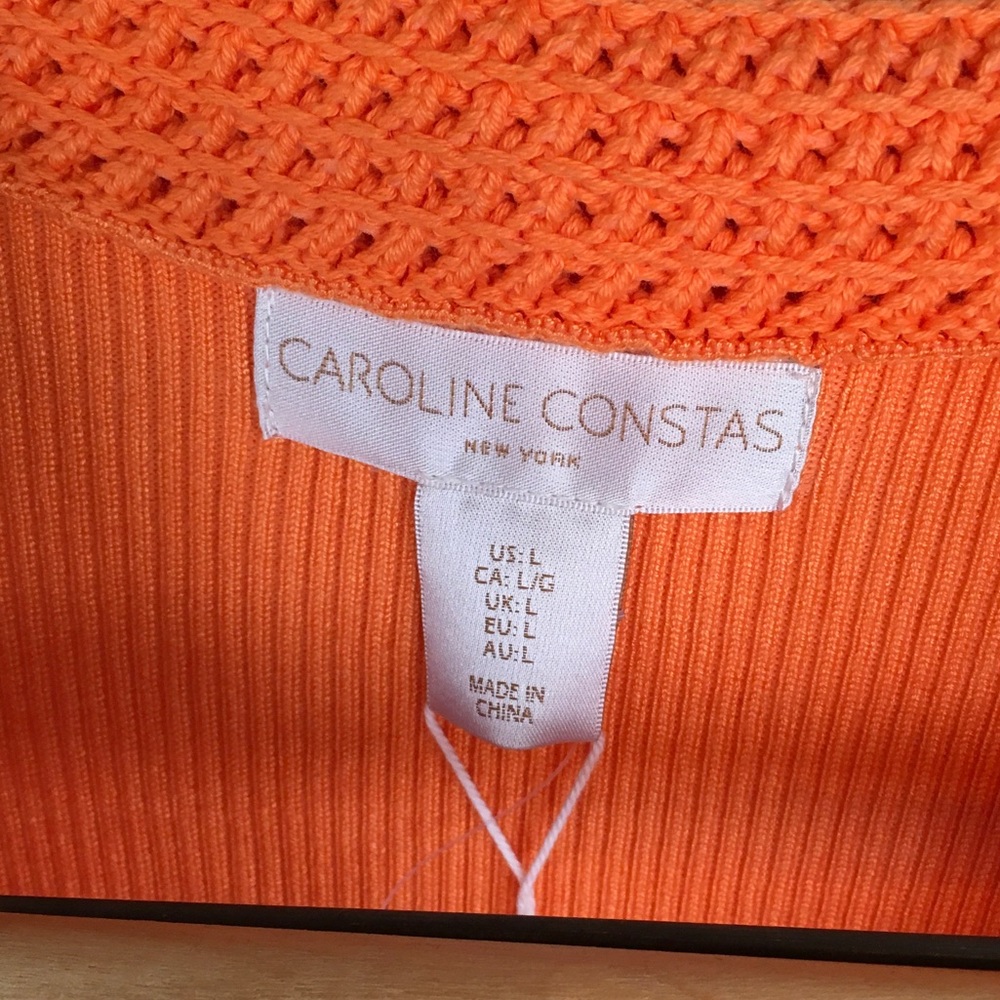 Orange Knit Dress - Picture 2 of 5